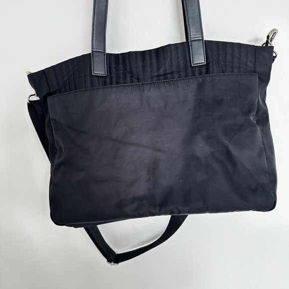 Steve Madden Black Tote Bag with Detachable Strap - Picture 4 of 8